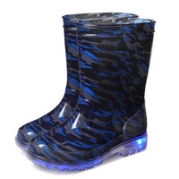 Lars PVC Blauw Regenlaarzen Kids