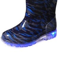 Lars PVC Blauw Regenlaarzen Kids