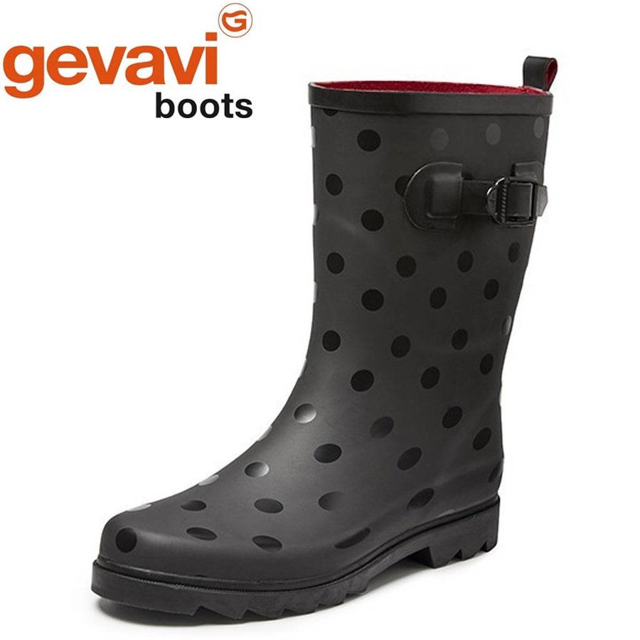 Rubberen Laarzen Gevavi Boots Anna Zwart Dames