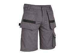 4Work  Murcia Multipocket Grijs Short Heren 4Work  Murcia Multipocket Grijs Short Heren