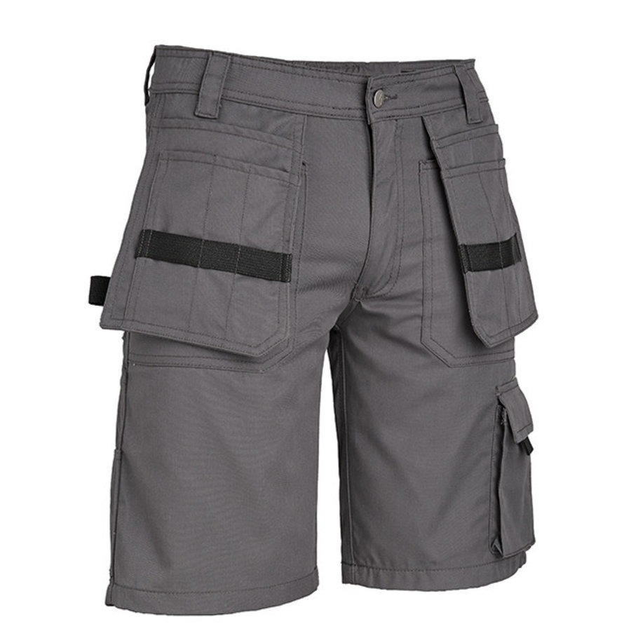 Murcia Multipocket Grijs Short Heren