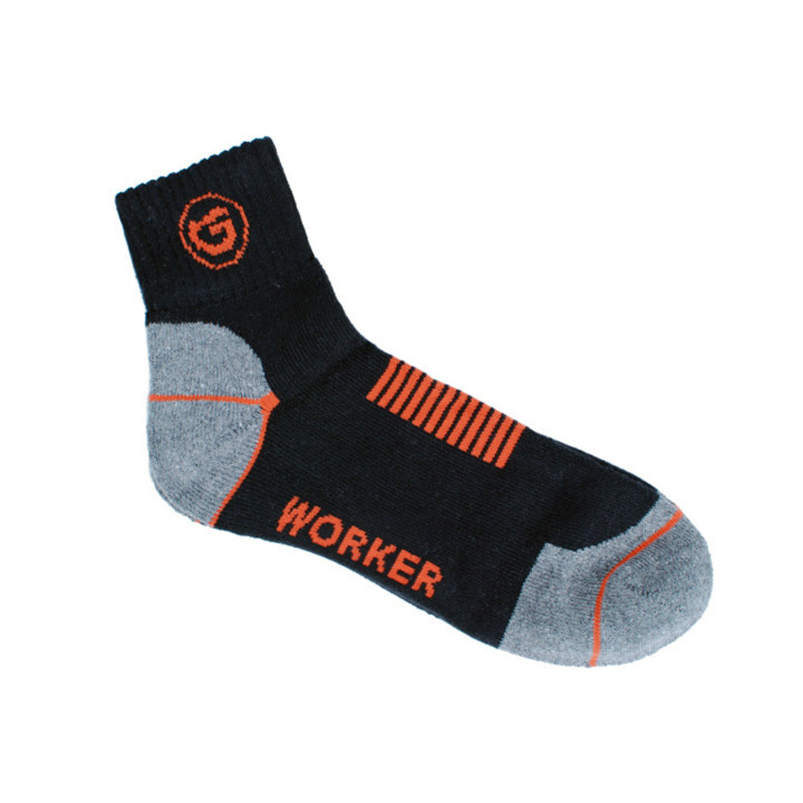 GW85 Zwart 3 Paar/Bundel Sneaker Sokken