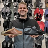 2165 Zwart Instappers Heren