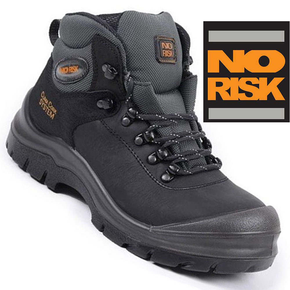 Werkschoenen No Risk Blackrock Hoog S3 Zwart Heren