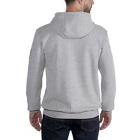 Midweight Sleeve Logo Hooded Sweatshirt Heather Grey Heren