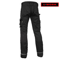 Zaragoza Werkbroek Stretch Zwart Heren