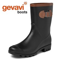 Laura PVC Zwart Laarzen Dames