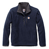 Carhartt Dalton Half Zip Navy Heather Fleece Trui Heren