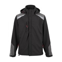 Valencia Zwart Softhshell Jas Heren