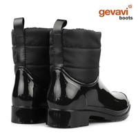 Liss Zwart Gevoerde Laarzen Dames