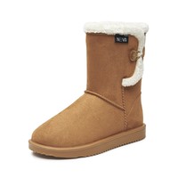 Neva NV03 Camel Gevoerde Laarzen Dames