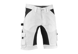 4Work  Marbella Short TCX Korte Werkbroek Wit Heren