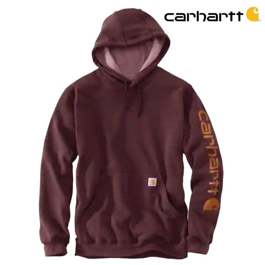 Sleeve Logo Port Hooded Sweatshirt Heren