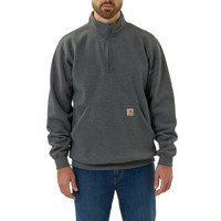 Quarter-Zip Carbon Heather Sweatshirt Heren