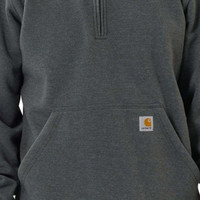 Quarter-Zip Carbon Heather Sweatshirt Heren
