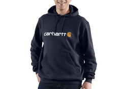 Carhartt Marquette Logo New Navy Sweatshirt Heren Carhartt Marquette Logo New Navy Sweatshirt Heren