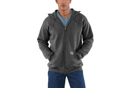 Carhartt Midweight Zip Hooded Carbon Heather Sweatshirt Heren Carhartt Midweight Zip Hooded Carbon Heather Sweatshirt Heren
