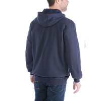 Midweight Zip Hooded Carbon Heather Sweatshirt Heren