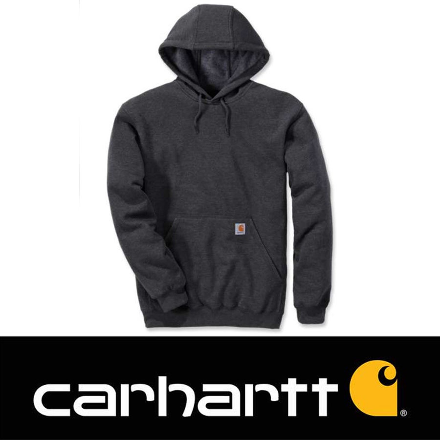 Midweight Hooded Carbon Heather Sweater Heren