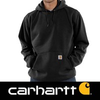 Midweight Hooded Sweatshirt Black Heren