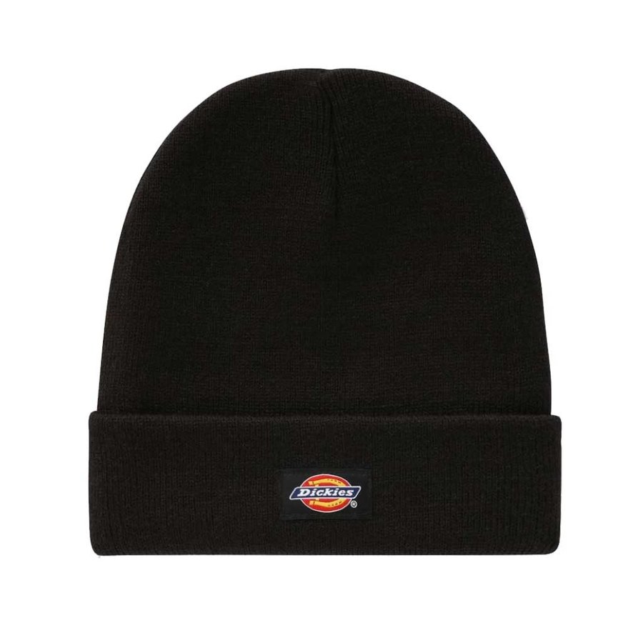 Cuffed Black Beanie