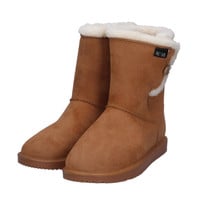 Neva NV03 Camel Gevoerde Laarzen Dames