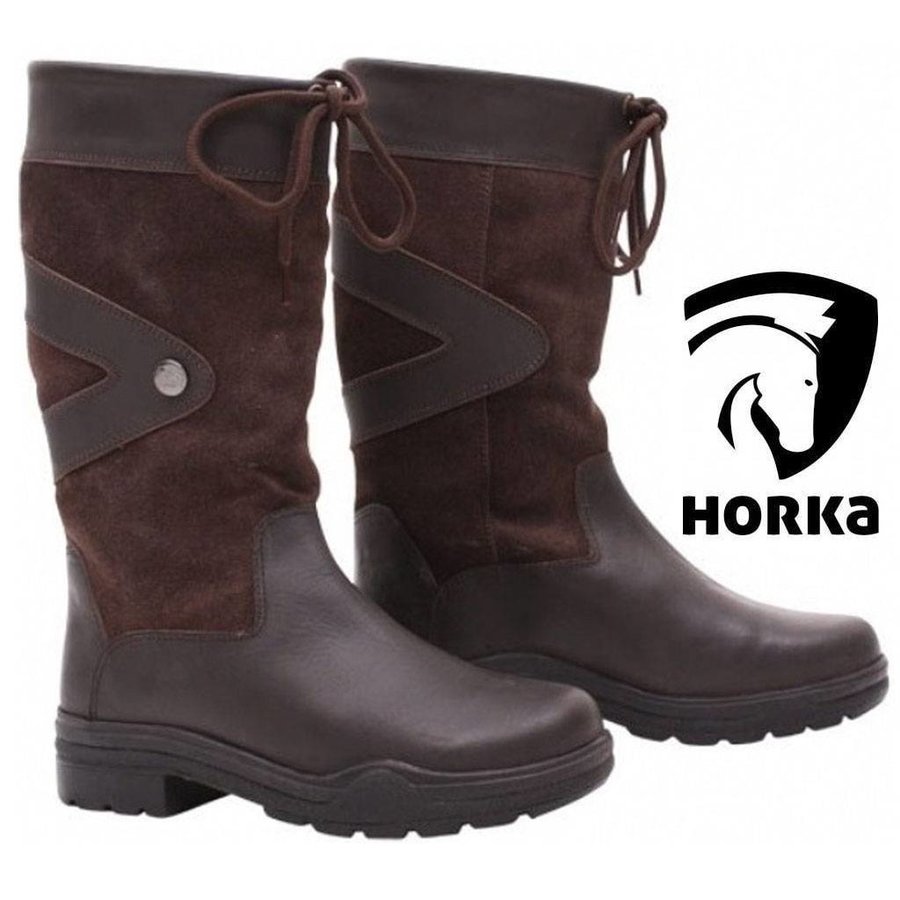 Horka Greenwich Leer Bruin Outdoorlaarzen