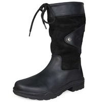 Horka Greenwich Leer Zwart Outdoorlaarzen