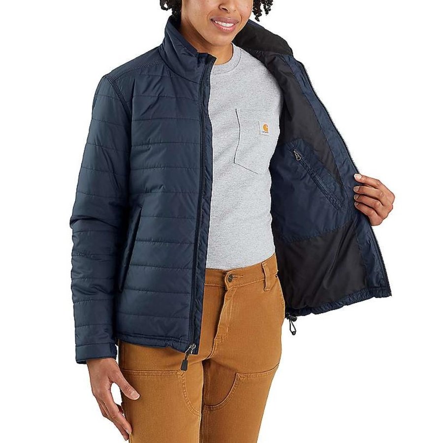 Rain Defender Lightweight Insulated Navy Jas Dames