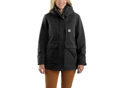 Carhartt Super Dux Insulated Traditional Zwart Winterjas Dames