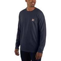 Dearborn Pocket Longsleeve Navy Shirt Heren