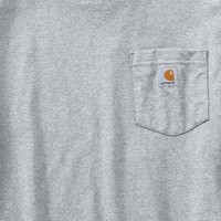 Dearborn Pocket Longsleeve Heather Grey Shirt Heren