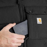 CarharttRain Defender Montana Insulated Zwart Winterjas Heren