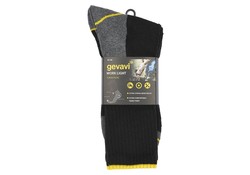 Gevavi Workwear GW54 Work Light sok 3 paar/bundel grijs Gevavi Workwear GW54 Work Light sok 3 paar/bundel grijs