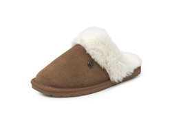 1785 Cognac Gevoerde Pantoffels Dames