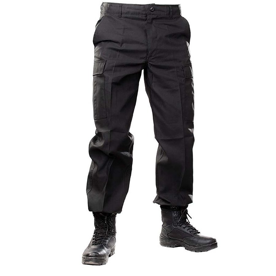 BDU+ Zwart Combat Broek