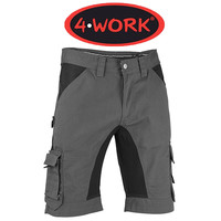 Marbella Short TCX Korte Werkbroek Grijs Heren