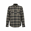 GW40 Gevoerde Flanel Bruin Shirt Heren