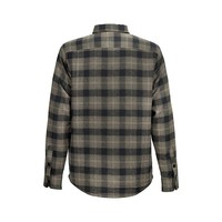 GW40 Gevoerde Flanel Bruin Shirt Heren