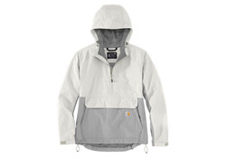 Carhartt Lightweight Anorak Malt Asphalt Regenjas Dames Carhartt Lightweight Anorak Malt Asphalt Regenjas Dames