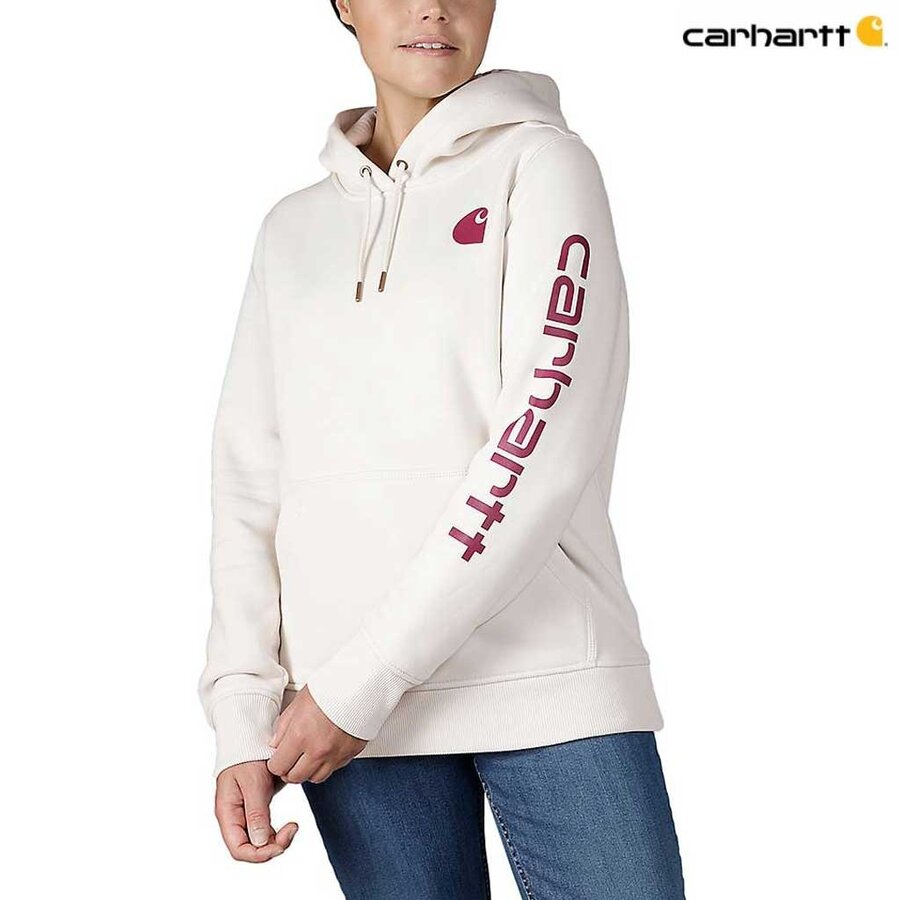 Midweight Logo Sleeve Graphic Malt Sweatshirt Dames