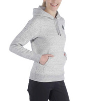 Midweight Logo Sleeve Graphic Asphalt Heather Sweatshirt Dames