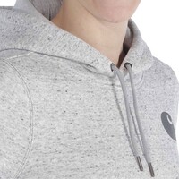 Midweight Logo Sleeve Graphic Asphalt Heather Sweatshirt Dames