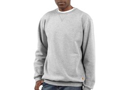 Carhartt Midweight Crewneck Heather Grey Sweatshirt Heren