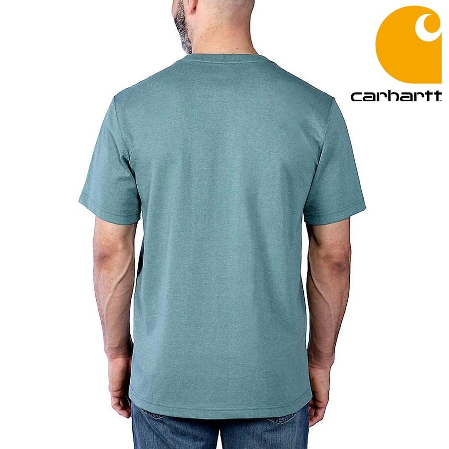 Relaxed Fit Heavyweight Short Sleeve Graphic Sea Pine Heather T-Shirt Heren