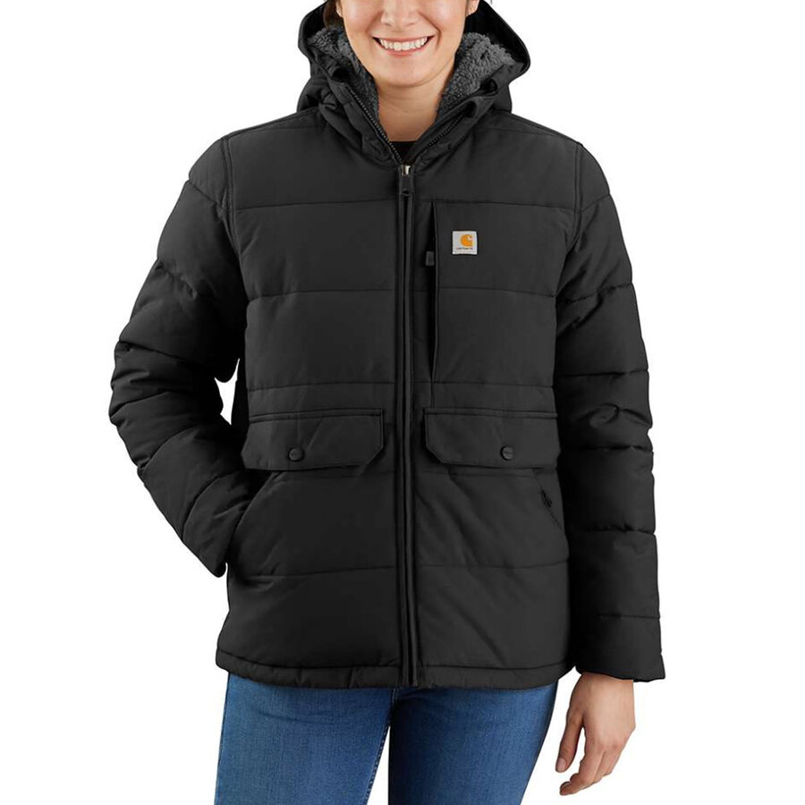 Montana Relaxed Fit Zwart Insulated Jacket Dames