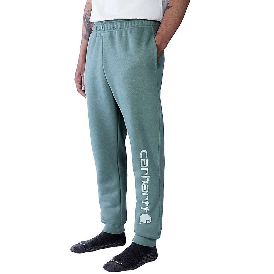 Relaxed Fit Midweight Tapered Graphic Sea Pine Heather Sweatpants Heren