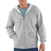 Midweight Zip Hooded Sweatshirt Heather Grey Heren