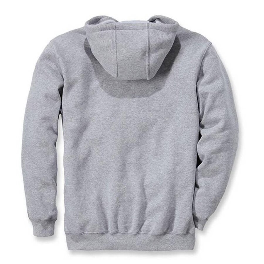 Midweight Zip Hooded Sweatshirt Heather Grey Heren