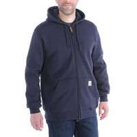 Midweight Zip Hooded Sweatshirt New Navy Heren